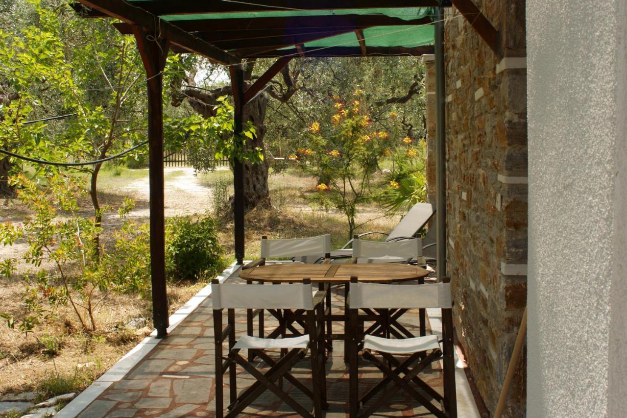 Elea Stone Houses In Organic Quiet Olive Grove, Prinos, Thassos Esterno foto
